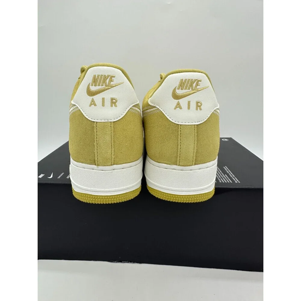 Nike Air Force 1 07 LV8 Mens Size 13 Yellow Gold White Athletic Shoes HJ4465 700_5